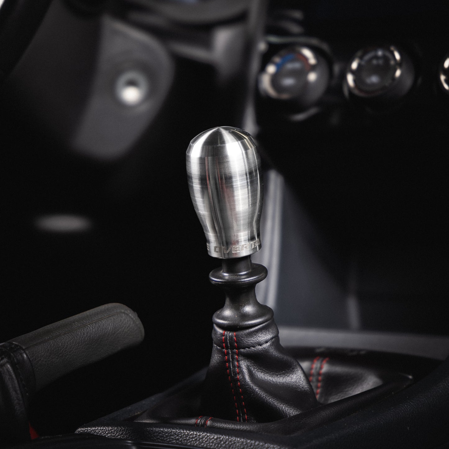 OVERTAKE Stage 1.5 Drivetrain Kit - ModKnob Delrin Tall White Shift Knob - Subaru 2015-2026 WRX, 2018-2023 Crosstrek