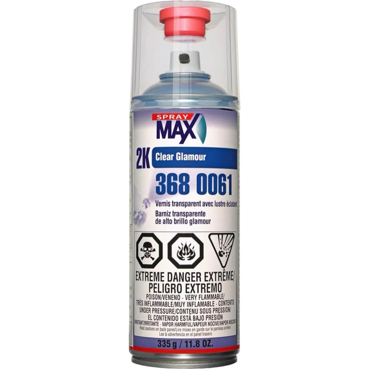 OVERTAKE 2K Clear Coat Paint 12oz. Can