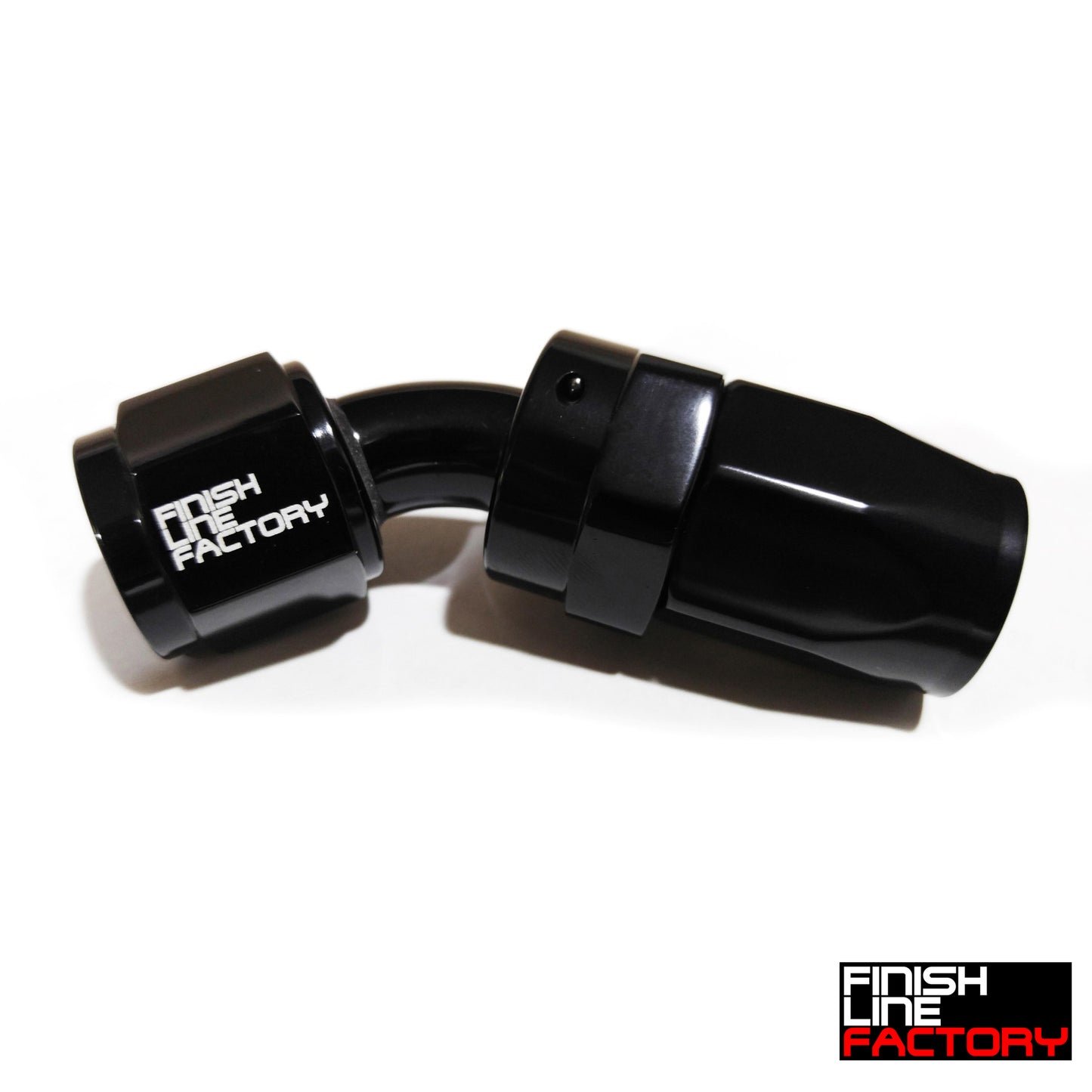 Swivel Hose End (Braided Rubber) - 45 Degree