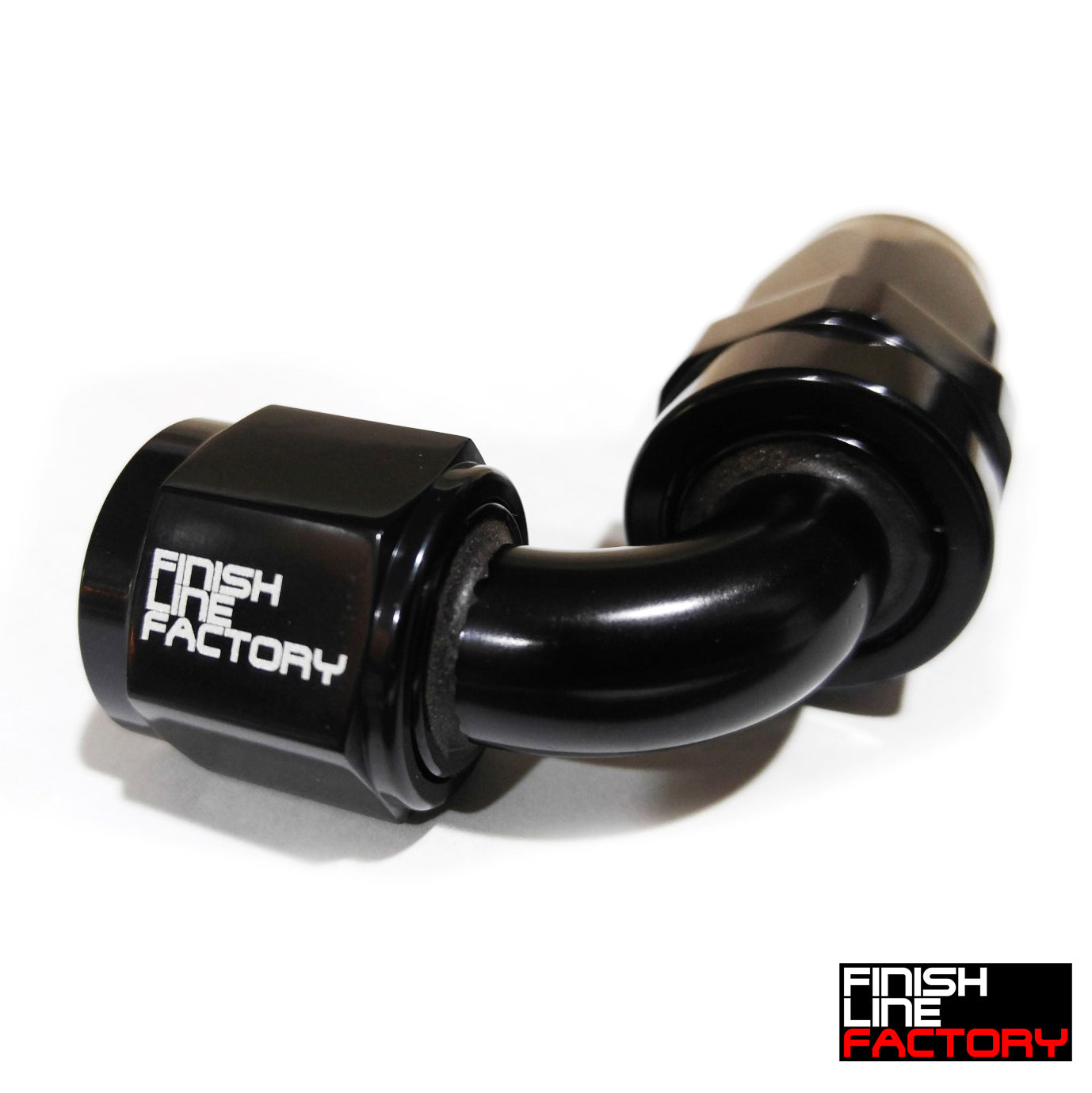 Swivel Hose End (Braided Rubber) - 90 Degree