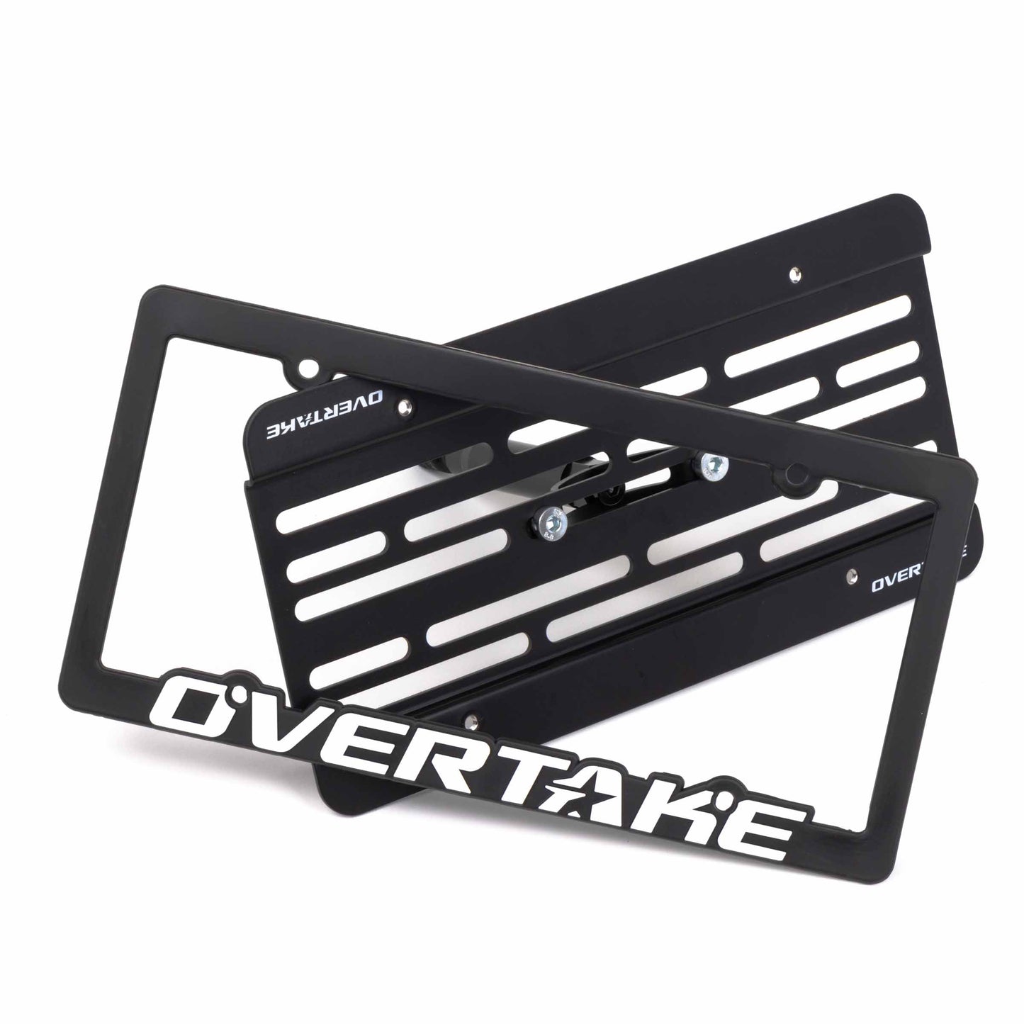 OVERTAKE MaxxAdjust License Plate Relocation Kit - Subaru 2015-2017 WRX / STI, 2012-2016 Impreza / Crosstrek