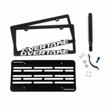 OVERTAKE MaxxAdjust License Plate Relocation Kit - Subaru 2008-2014 WRX / STI, 05-09 Legacy, 08-11 Impreza
