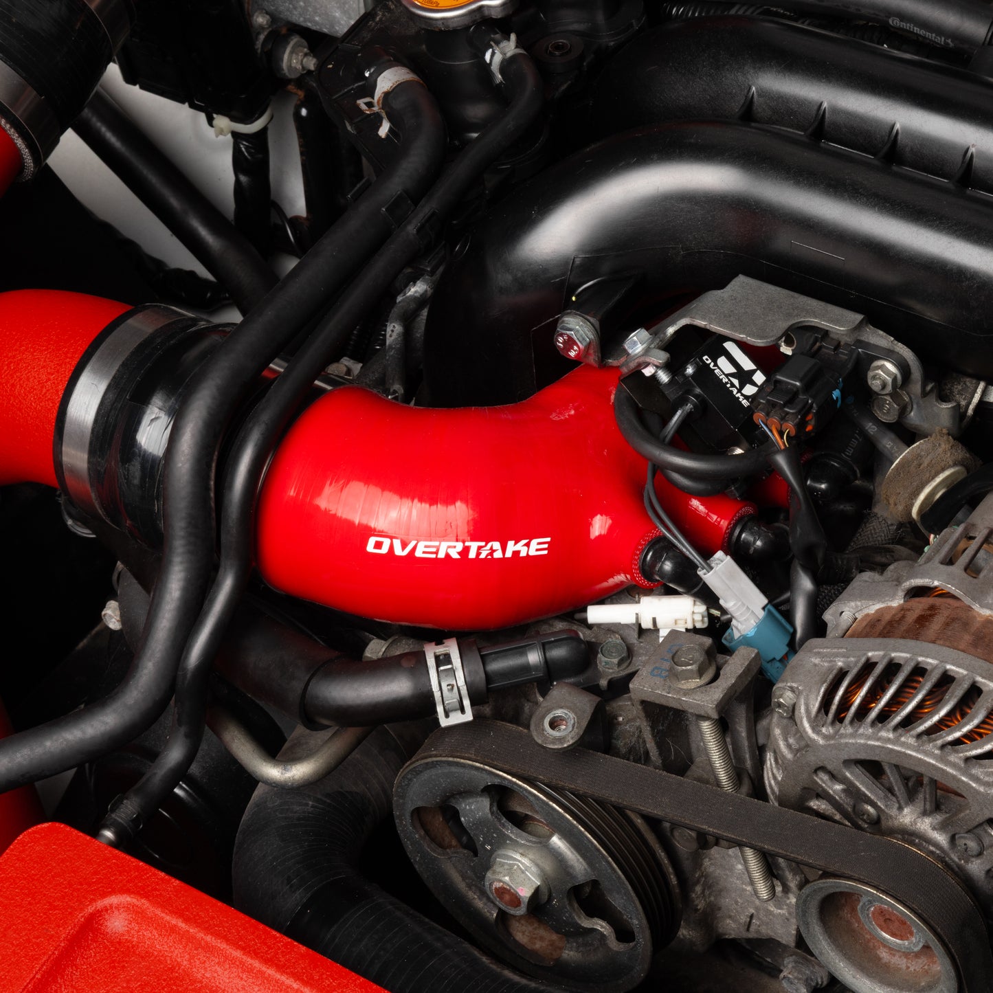 OVERTAKE Silicone Turbo Inlet Hose - Subaru 2008-2014 WRX, 2005-09 Legacy GT/Outback XT, 2009-13 Forester XT
