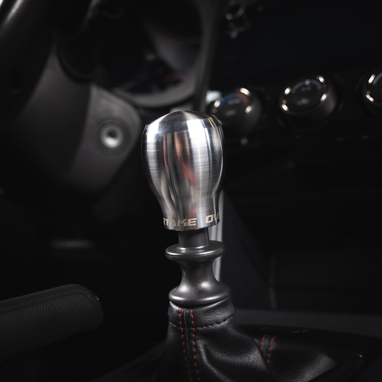 OVERTAKE Stage 1.5 Drivetrain Kit - Weighted Light Bulb Shift Knob - Subaru 2015-2026 WRX, 2018-2023 Crosstrek