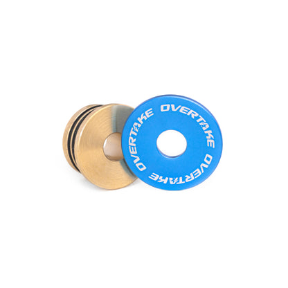 OVERTAKE Brass Shifter Bushing Kit - Subaru 2015-2026 WRX, 2014-2018 Forester, 2018-2023 Crosstrek, 10-13 LGT / OBXT
