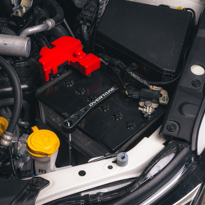 OVERTAKE Battery Tie Down - Subaru WRX / STI / BRZ / GR86 / Crosstrek / Impreza / Forester / Outback / Legacy