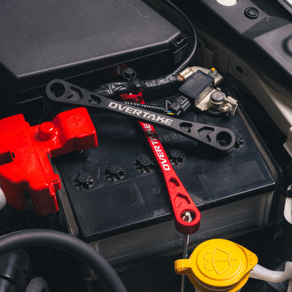 OVERTAKE Battery Tie Down - Subaru WRX / STI / BRZ / GR86 / Crosstrek / Impreza / Forester / Outback / Legacy