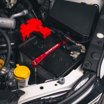 OVERTAKE Battery Tie Down - Subaru WRX / STI / BRZ / GR86 / Crosstrek / Impreza / Forester / Outback / Legacy