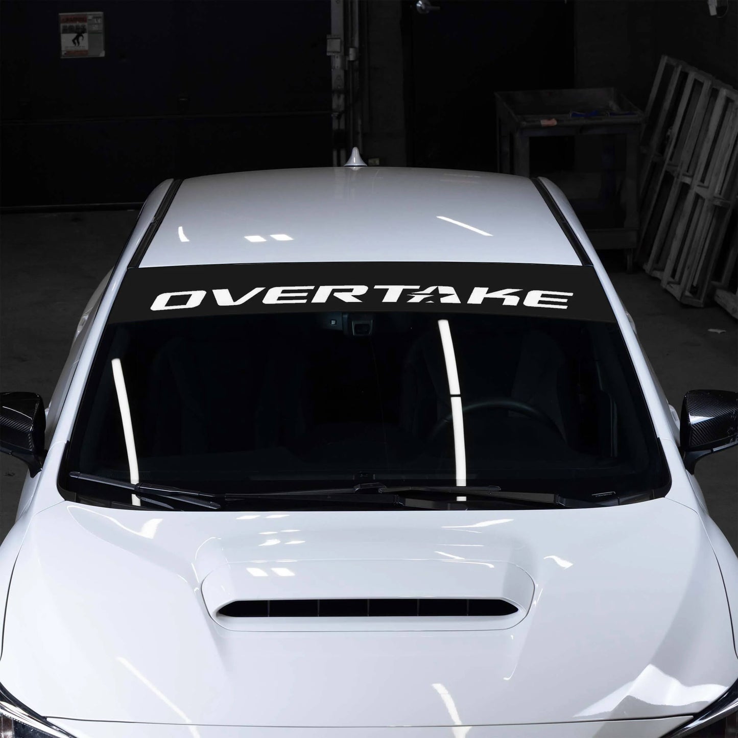 OVERTAKE Windshield Banner