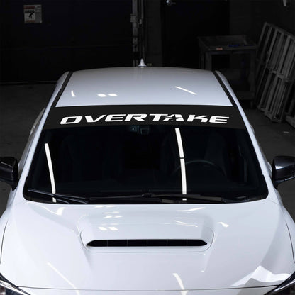 OVERTAKE Windshield Banner