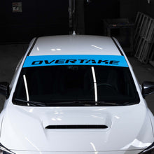OVERTAKE Windshield Banner