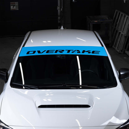 OVERTAKE Windshield Banner
