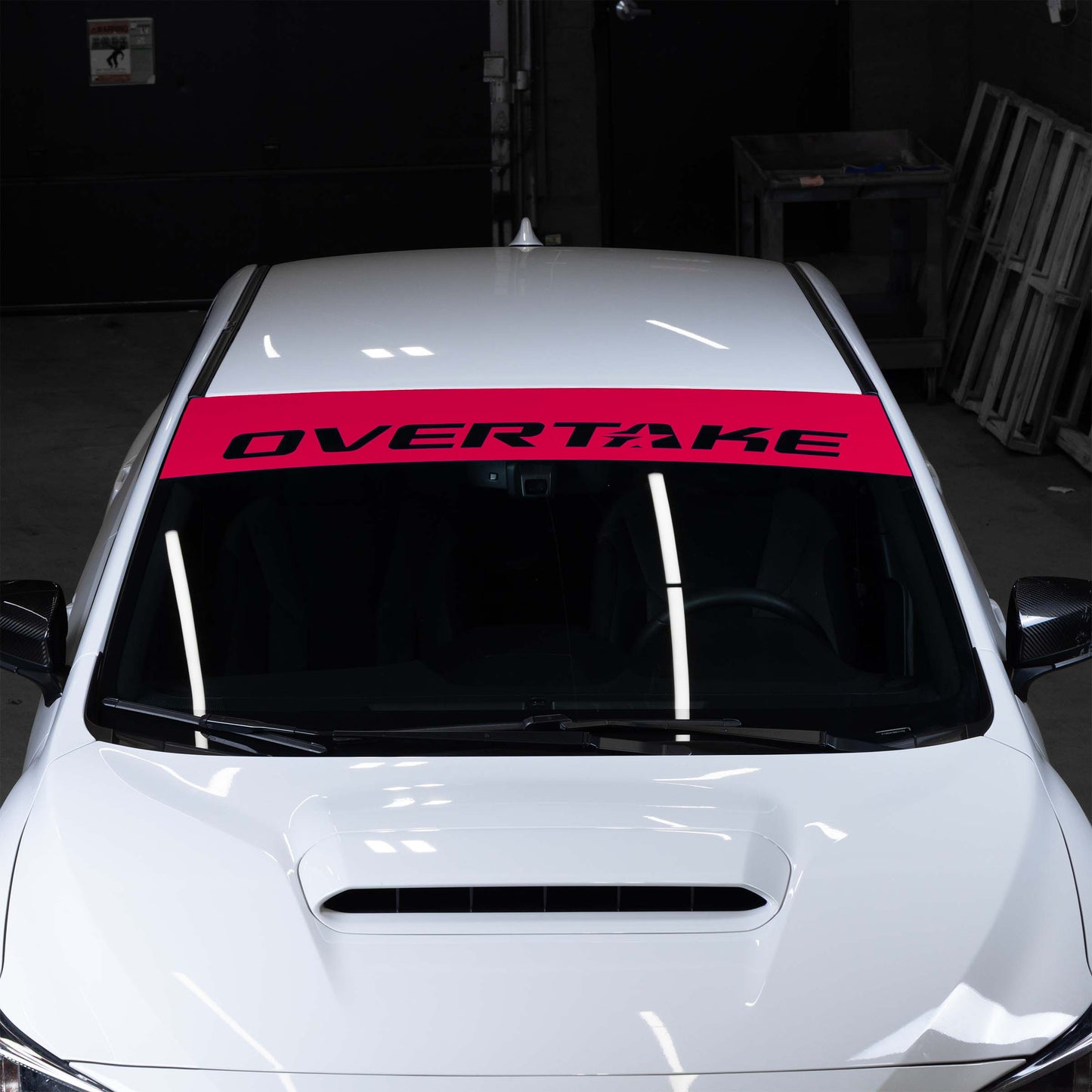 OVERTAKE Windshield Banner