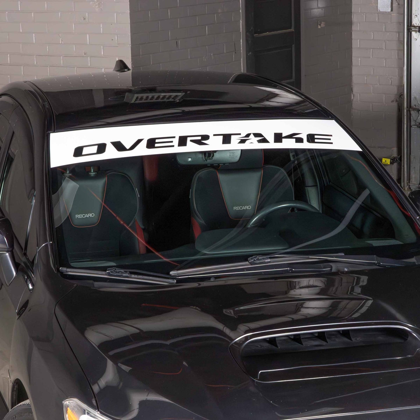OVERTAKE Windshield Banner