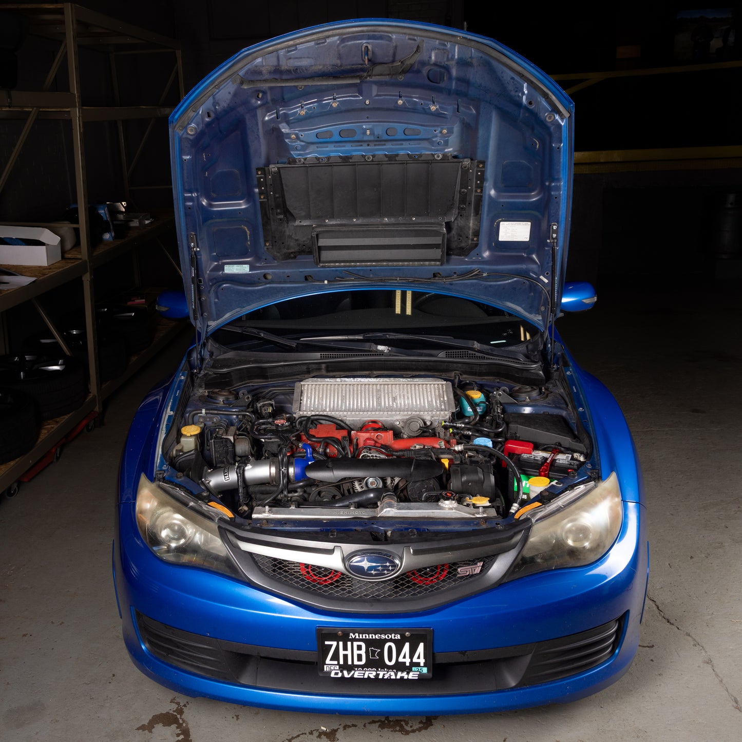 OVERTAKE Hi-Lift Hood Strut Kit - Subaru 2008-2014 WRX/STi