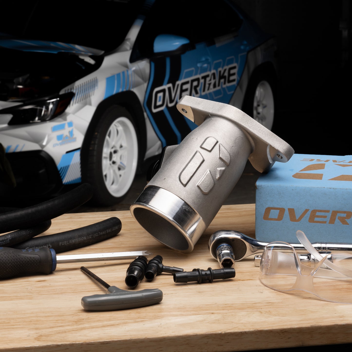 OVERTAKE Aluminum BIG TURBO Inlet - Subaru 2022-2026 WRX