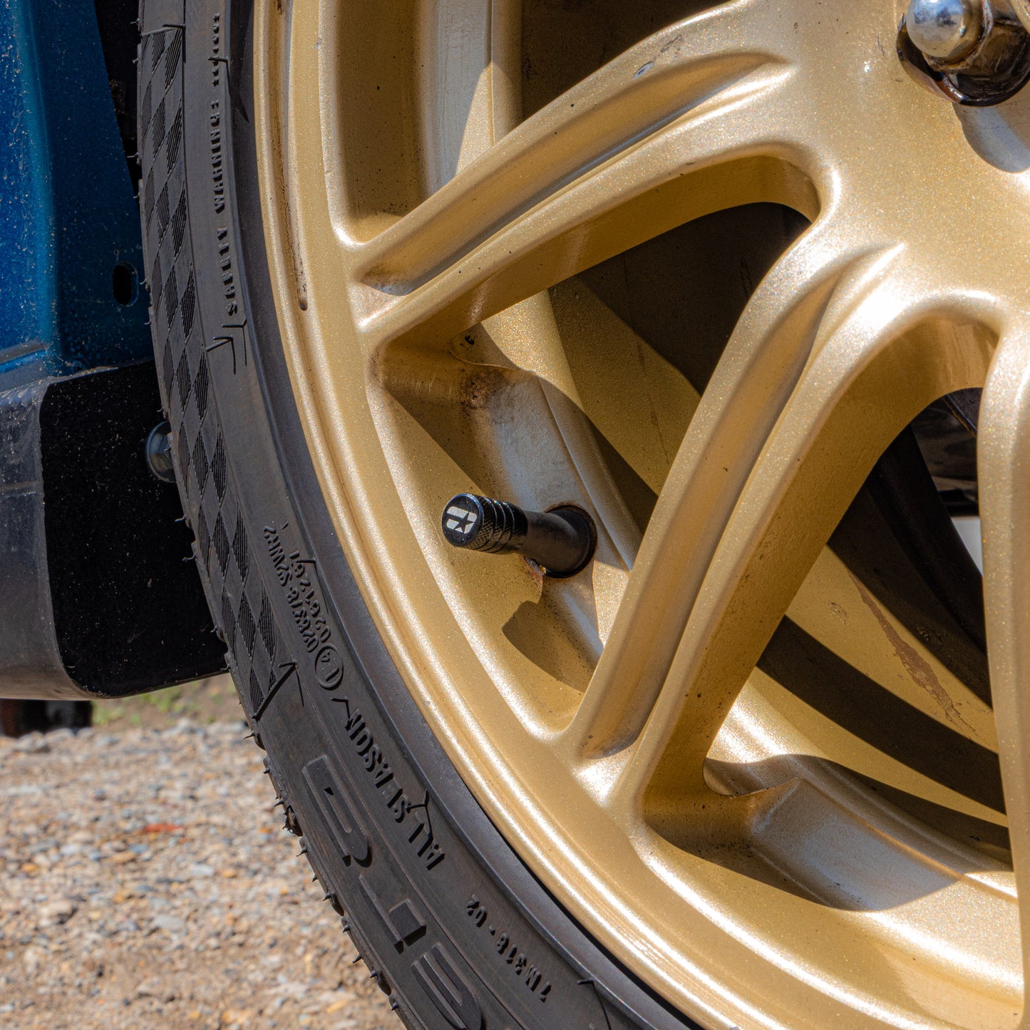 OVERTAKE Aluminum Valve Stem Caps - Subaru WRX / STI / BRZ / GR86 / Crosstrek / Impreza / Forester / Outback / Legacy