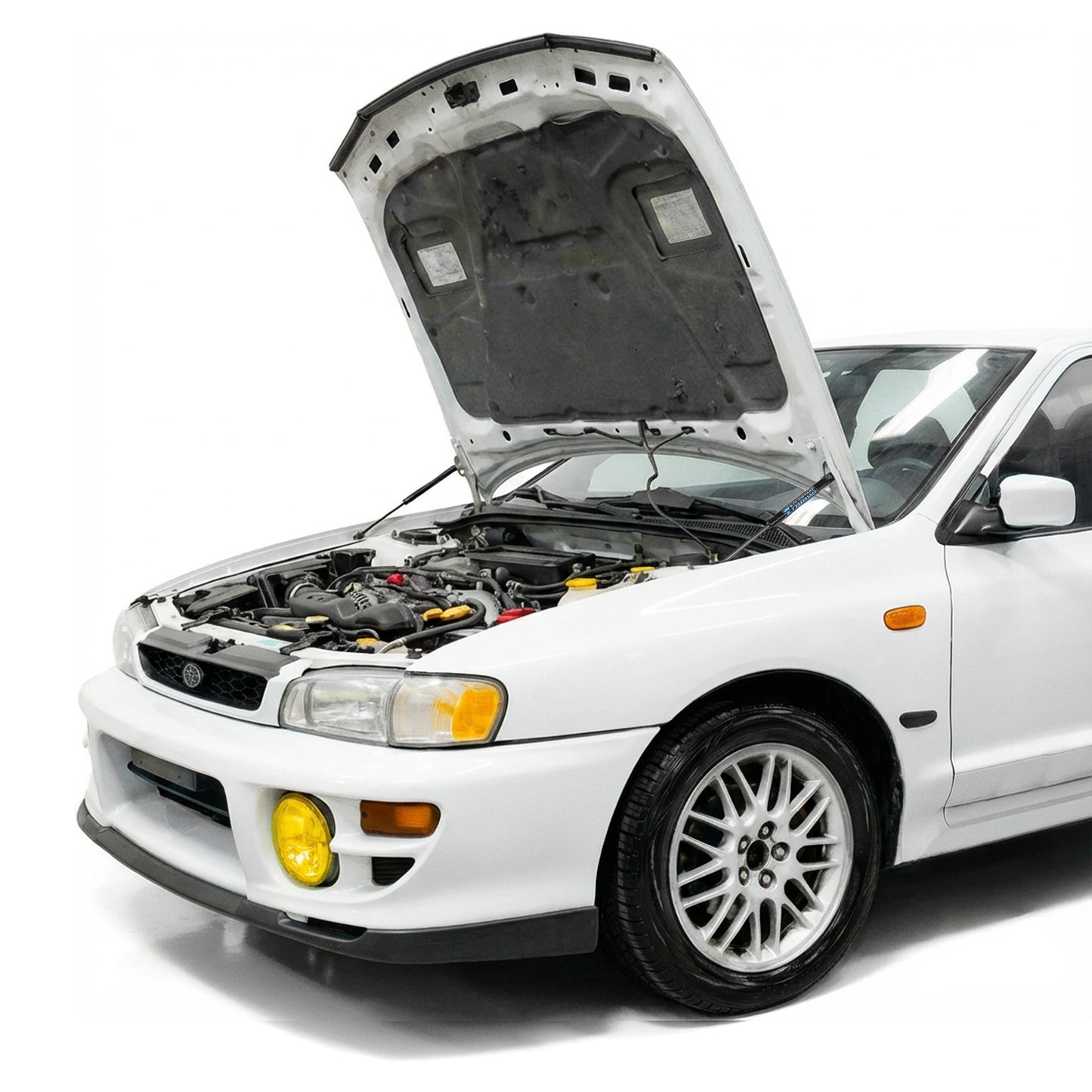 OVERTAKE Hi-Lift Hood Strut Kit - Subaru 1993-01 Impreza, 1998-02 Forester - Steel Hood