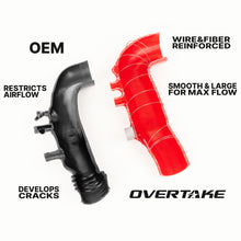 OVERTAKE Silicone Turbo Inlet Hose - Subaru 2008-2014 WRX, 2005-09 Legacy GT/Outback XT, 2009-13 Forester XT