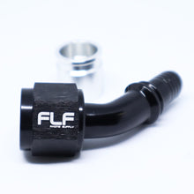 Crimp-On Swivel Hose End (Braided PTFE) - 45 Degree AN