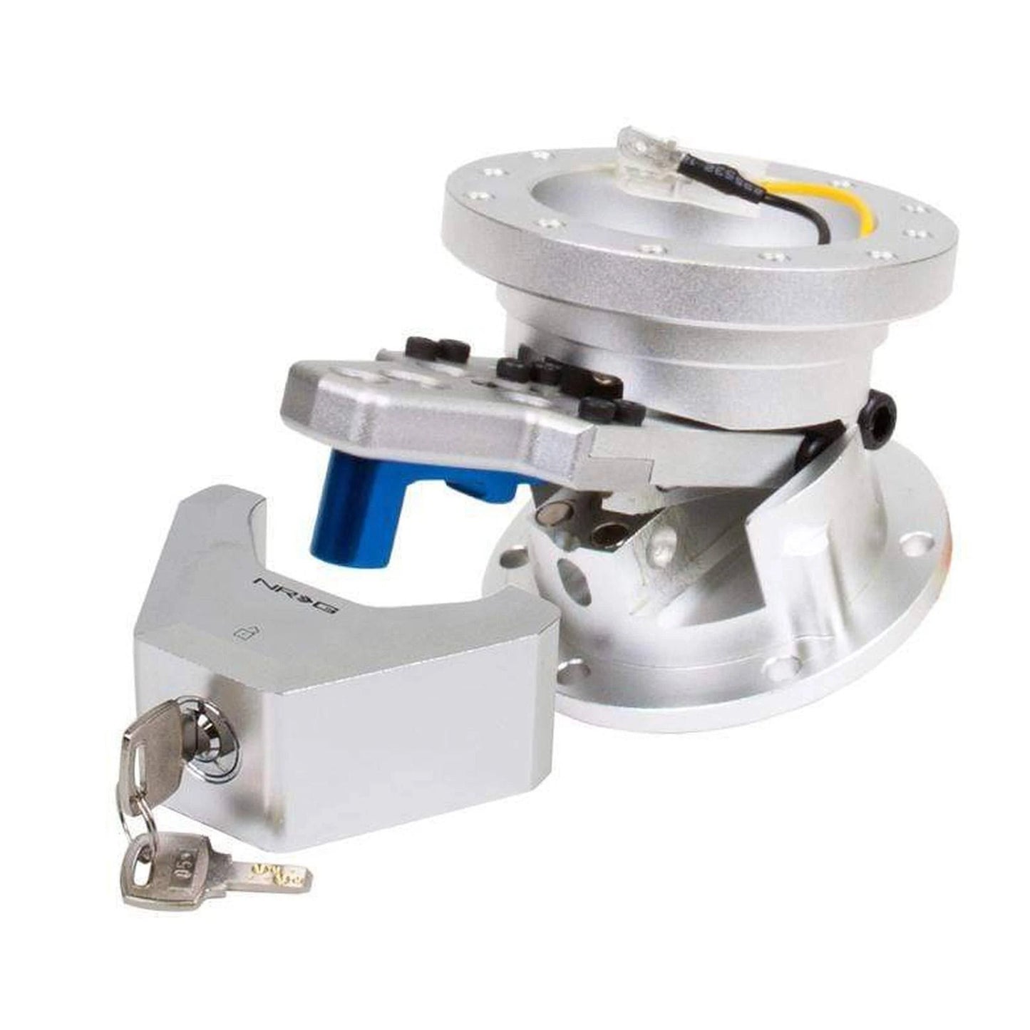 NRG Steering Wheel Quick Tilt System w/Lock - Silver